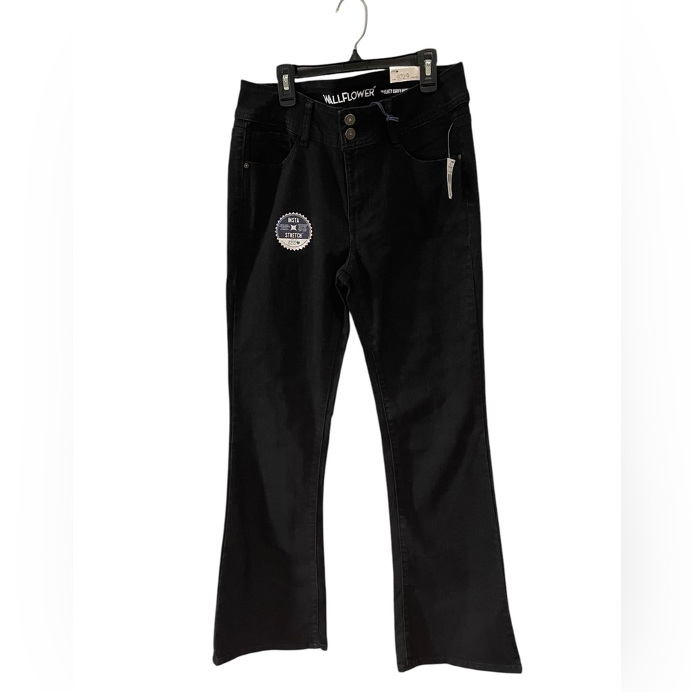 Wallflower Midnight Black Wide Leg Jeans